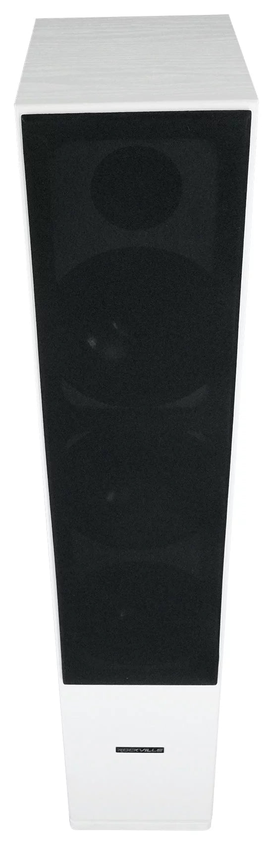 (2) Rockville RockTower 68W White Home Audio Tower Speakers Passive 8 Ohm